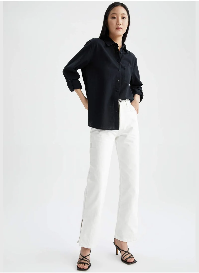 DeFacto Regular Fit Long Sleeve Shirt