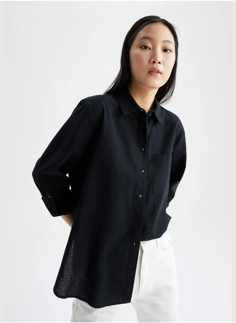 DeFacto Regular Fit Long Sleeve Shirt