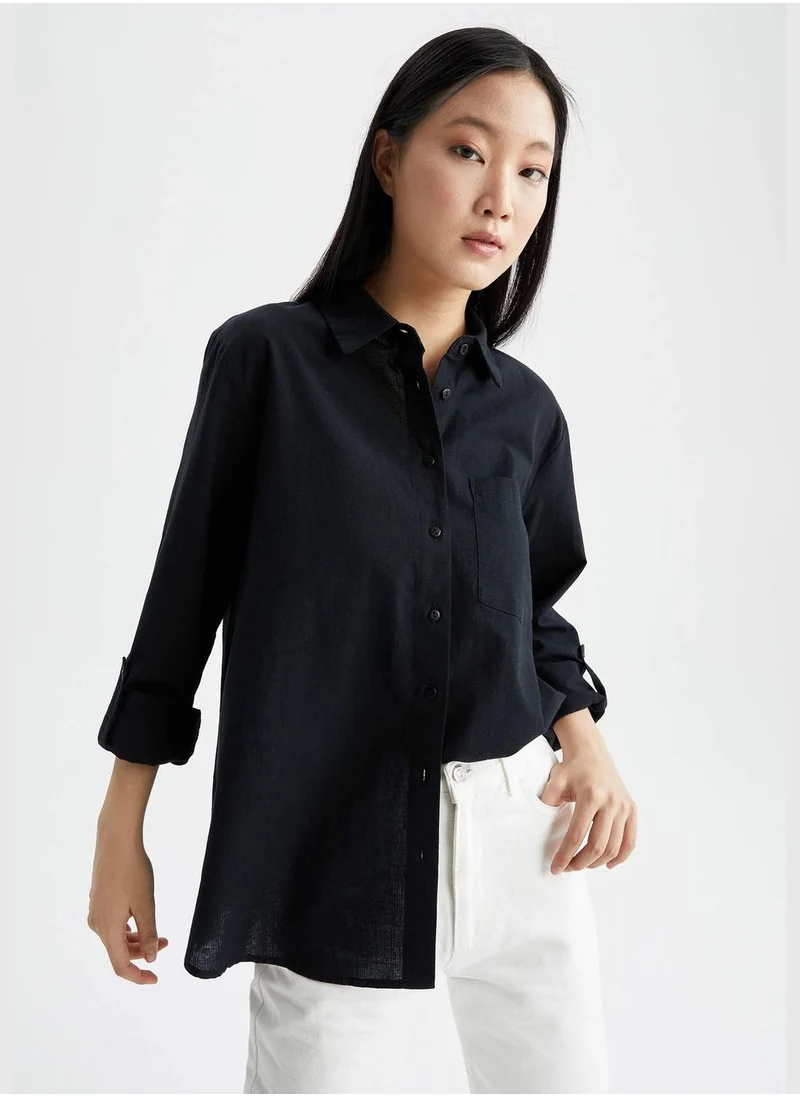 DeFacto Regular Fit Long Sleeve Shirt
