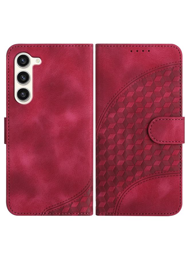 S-TOP Case For Samsung Galaxy S24+ 5G YX0060 Elephant Head Embossed Phone Leather Case with Lanyard - Image 1