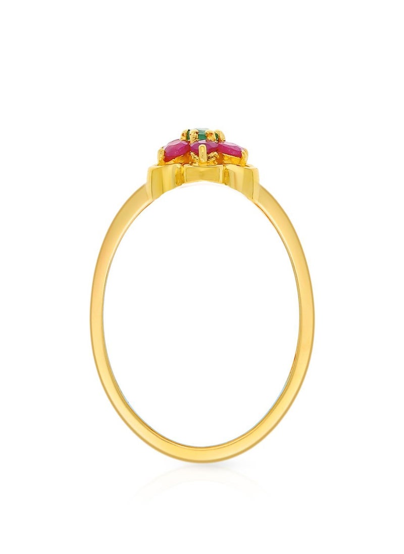 Malabar Gold and Diamonds - Malabar Gold and Diamonds 22 Carat 916 Purity Gemstone Ring PGNFNC240RN1Y13 - Image 1