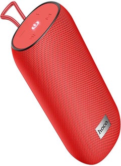 Hoco HC10 - Sonar Sports Wireless Speaker, Bluetooth V5.0, Battery Capacity: 1200mAh, Music Time Up To: 3 Hours, Support Bluetooth, FM, TF card, U disk, TWS - Red