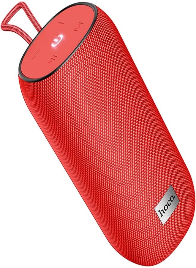 Hoco - Hoco HC10 - Sonar Sports Wireless Speaker, Bluetooth V5.0, Battery Capacity: 1200mAh, Music Time Up To: 3 Hours, Support Bluetooth, FM, TF card, U disk, TWS - Red - Image 1