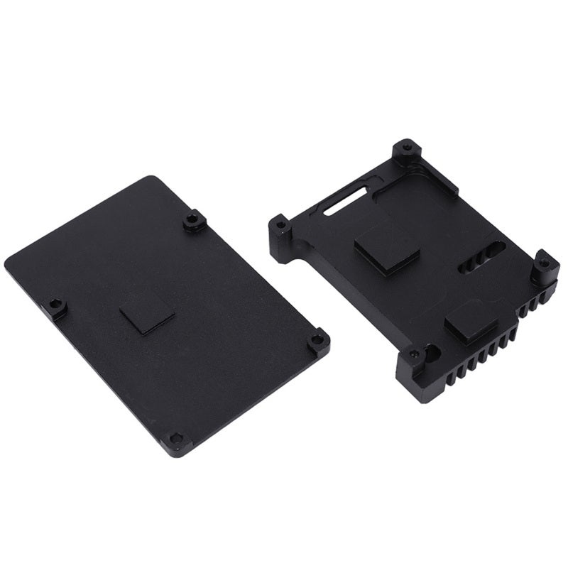 Aluminum Alloy Case for Raspberry Pi 3 Model B and B+ - Passive Cooling Architecture Rectangular Shell - Durable Design Motherboard Enclosure for DIY Projects - Image 3