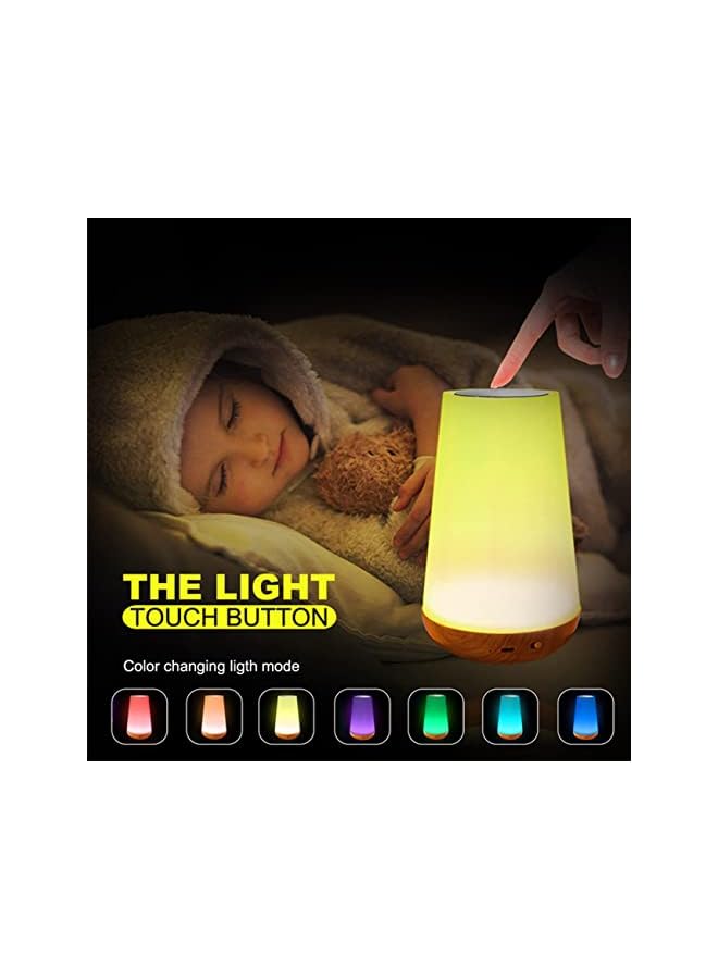 SKY-TOUCH Touch Lamp Night Light Bedroom Bedside Lamp Dimmable Color Night Lamp With Touch Control Adjustable Brightness Remote Control For Bedroom Kid'S Room And Living Room Usb Rechargeable - Image 2