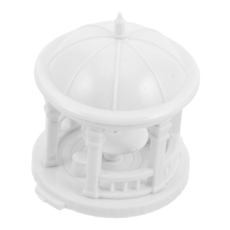 Miniature Pavilion Figurine Garden Statue European Design For Home Dollhouse Bonsai Landscape Decoration - Image 2
