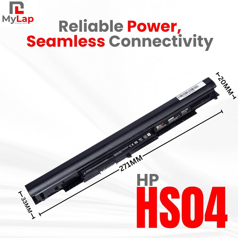 Mylab بطارية لابتوب Hs04 متوافقة مع Hp 240 G4 250 G4 G5 255 G4 G5 256 G4 G5 340 G3 346 G3 348 G3 348 G4 رقم P/No. Tpn-C125 Tpn-C126 Tpn-I119 Tpn-I120 Tpn-I124 - Image 4