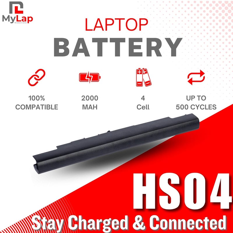 Mylab بطارية لابتوب Hs04 متوافقة مع Hp 240 G4 250 G4 G5 255 G4 G5 256 G4 G5 340 G3 346 G3 348 G3 348 G4 رقم P/No. Tpn-C125 Tpn-C126 Tpn-I119 Tpn-I120 Tpn-I124 - Image 5