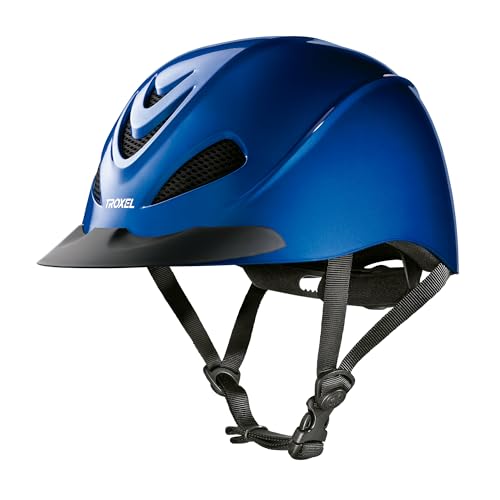 Troxel Liberty Ultralight Horse Riding Helmet, Low-Profile Adjustable Design, Safety Horseback Riding Gear, Large (7-1/4 - 7-1/2), Cobalt - Image 1