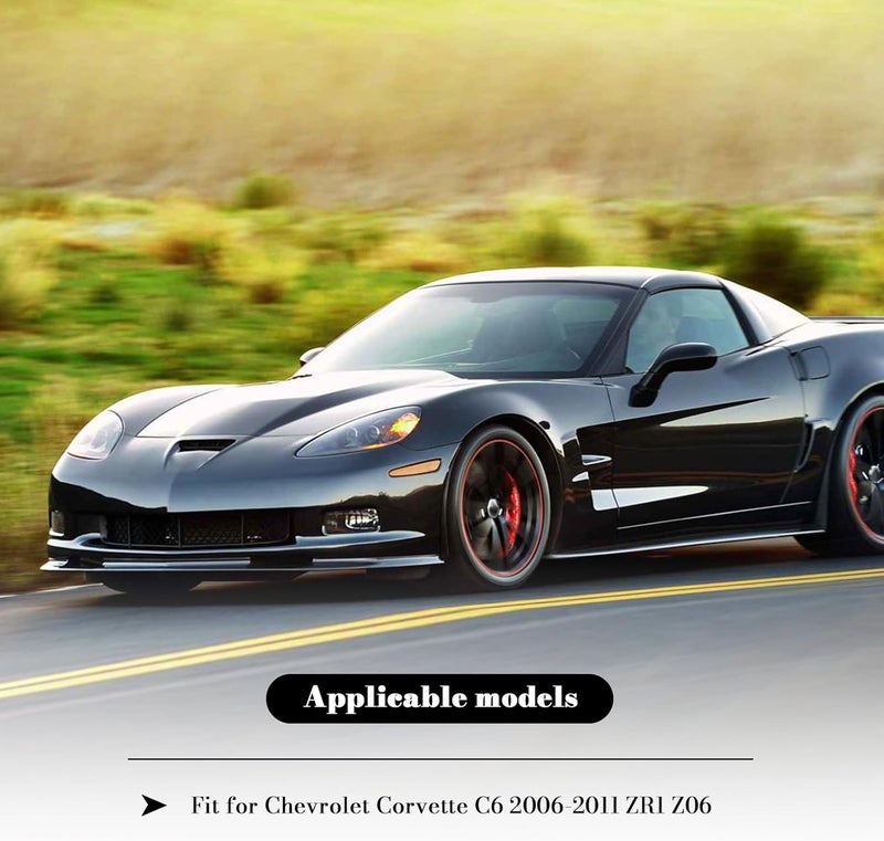 VOONKE Real Carbon Fiber Steering Wheel for Chevrolet Corvette C6 2006-2011 - Image 5