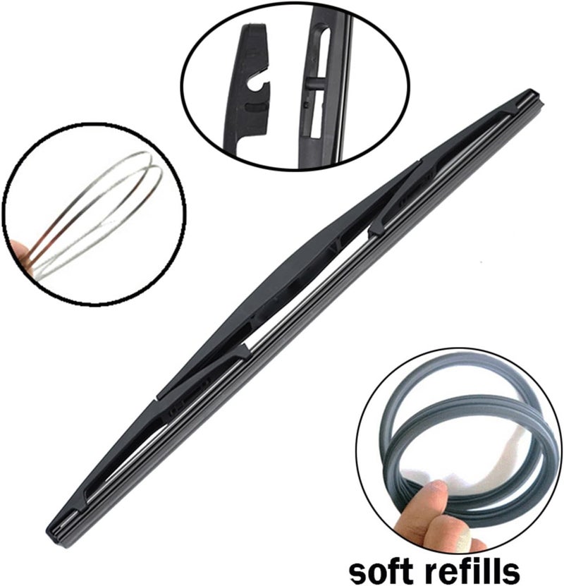 Yurefax Wiper Blades Set for Jazz 2009-2017 - Image 3