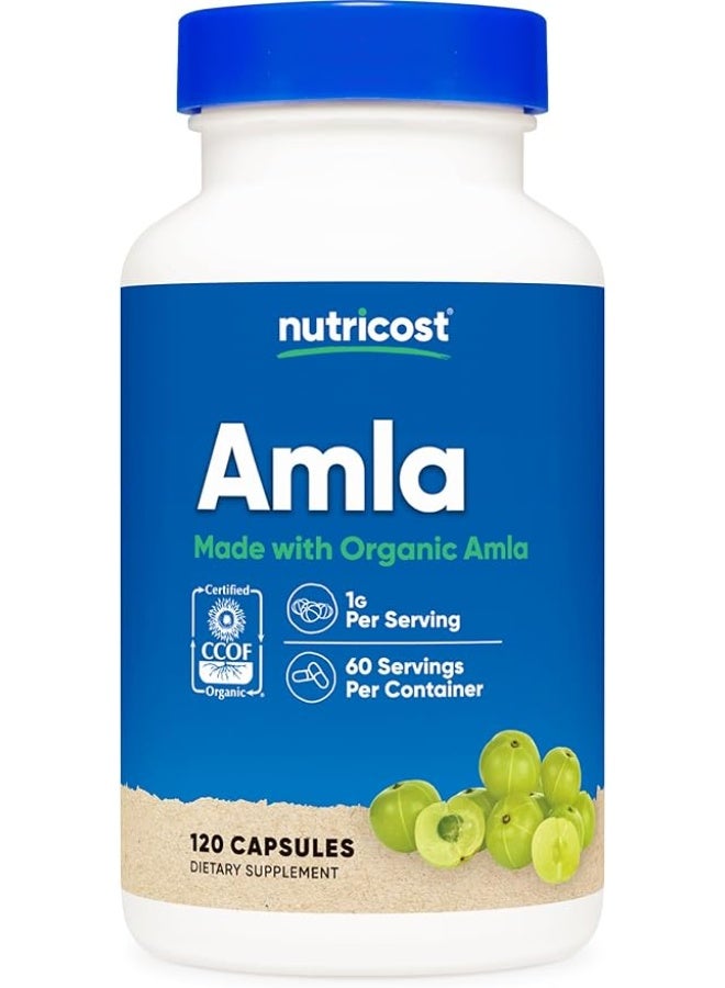 Nutricost, Amla, 120 Capsules (0.5 g per Capsule) - Image 1