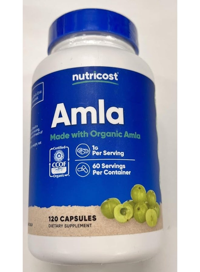 Nutricost, Amla, 120 Capsules (0.5 g per Capsule) - Image 3
