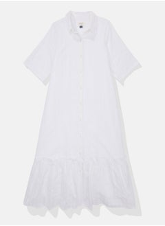American Eagle AE Ruffle Shirt Midi Dress  - Image 5
