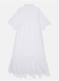 American Eagle AE Ruffle Shirt Midi Dress  - Image 2