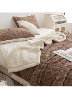 Sharpdo Coral Flannel Thickened Lambswool Blanket Sofa Blanket 180*200CM  - Image 4