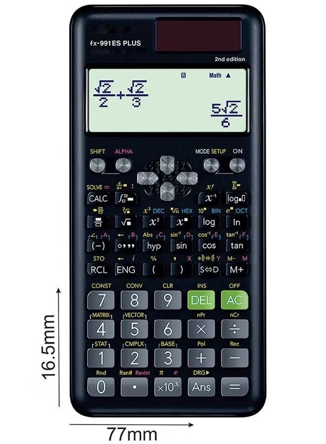 Scientific Calculator, Black. - Image 3