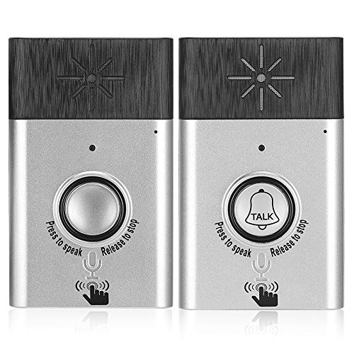 Tosuny Wireless Voice 2Way Intercom Doorbell with Builtin Speaker, Home Security Access Control System with 6 Months Long Standby time, Door Chime - Image 1