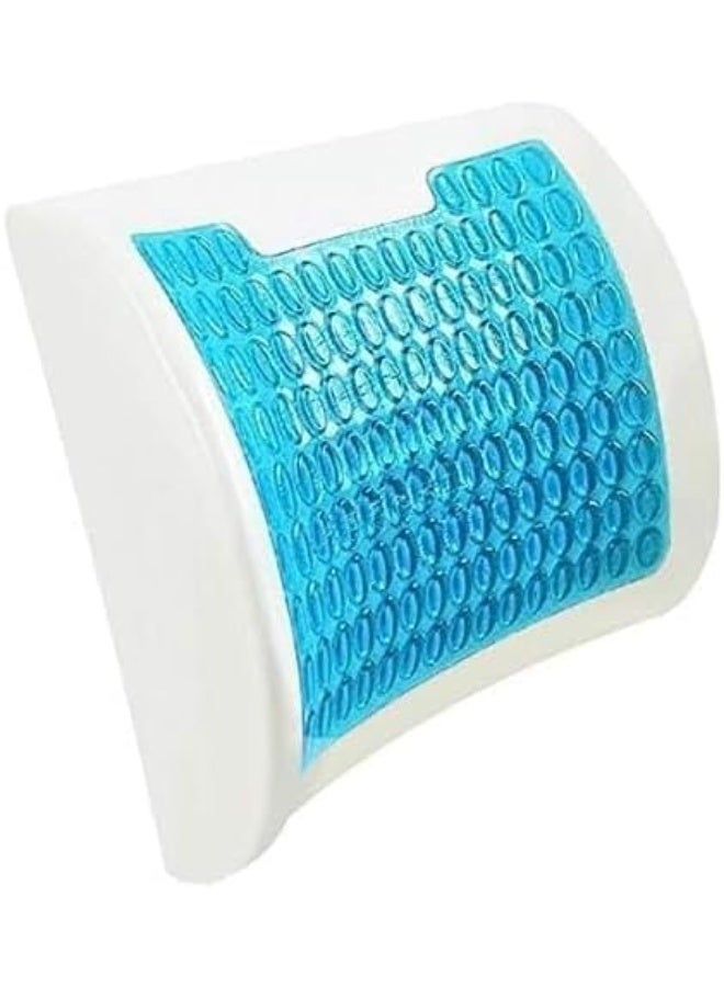 Scrolls Premium Quality Combo Memory Foam Lumbar Support Pillow, Black Ergonomic Back Cushion with Spine Alignment Design, Orthopedic Office Chair and Car Seat Cushion 2Pcs - Image 2