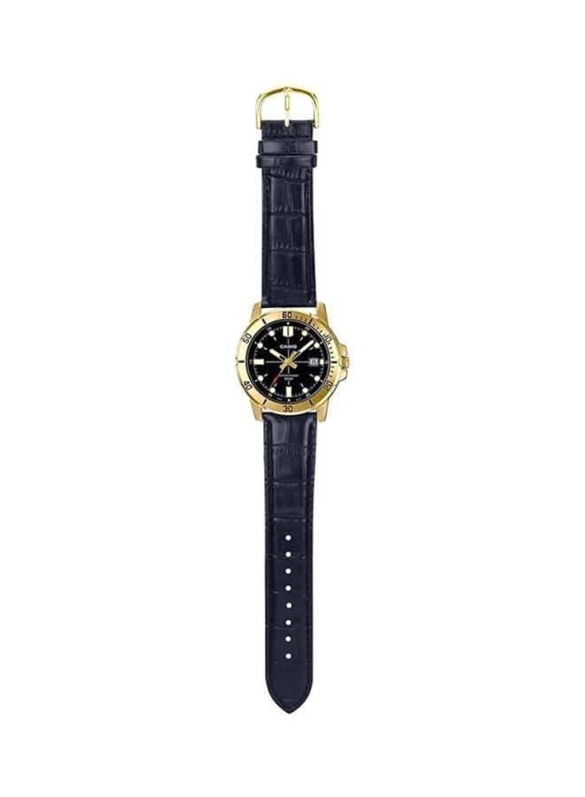 CASIO Men Dress Timepiece Water Resistant Analog Watch MTP-VD01GL-1EV - 45 mm - Black - Image 5