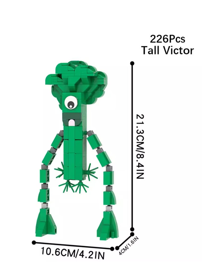 Children's Self-assembly Small Particle Toy Building Blocks Green Class Model Hand-made Creative Plug-in Toys  - Image 2