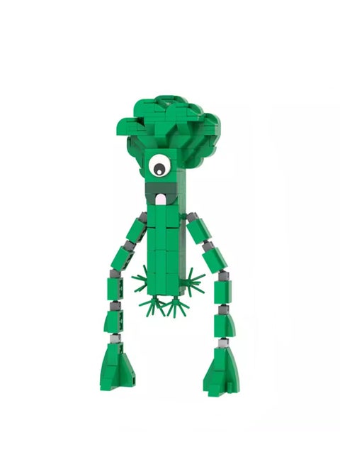 Children's Self-assembly Small Particle Toy Building Blocks Green Class Model Hand-made Creative Plug-in Toys