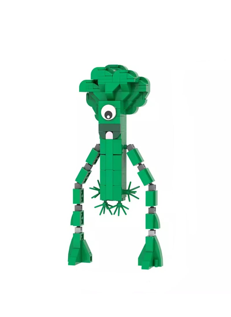 Children's Self-assembly Small Particle Toy Building Blocks Green Class Model Hand-made Creative Plug-in Toys  - Image 1