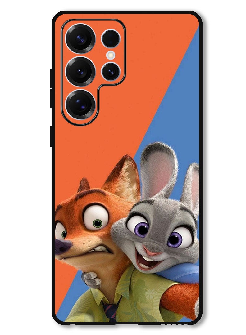 Theodor Protective Case Anti Scratch Shock Proof Bumper Cover For Samsung Galaxy S25 Ultra zootopia - Image 1