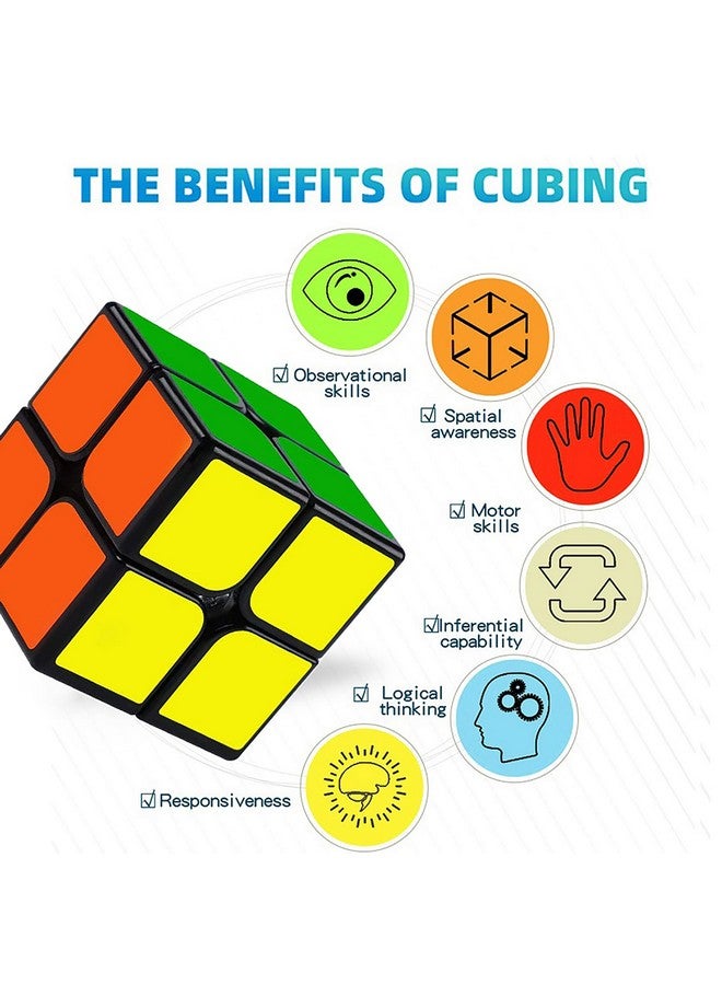 شنغشو مكعب أحجية 2X2X2، أسود - Image 2