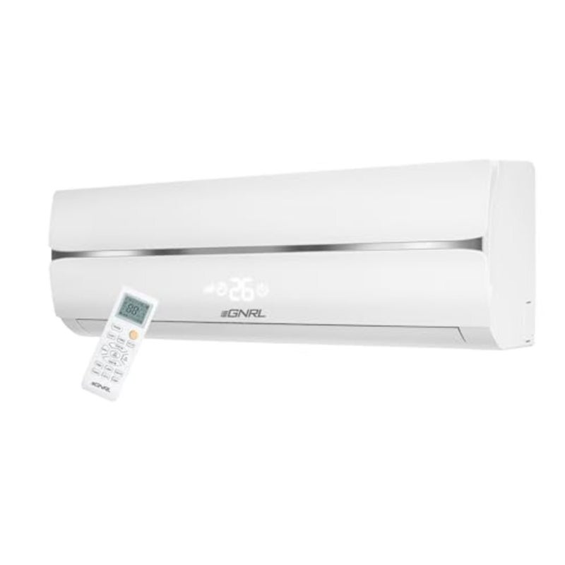 Split AC White 12000 BTU T1 Rotary R410a, EG12C, 2024 New Series Model, with 3M Pipe Kit, Golden Fin, Rotary, 1 Year Manufacturer Warranty, 1 Year Compressor Warranty - Image 1