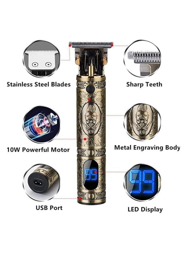 ELTRAZONE Men's Clipper Cordless Hair Clippers, Beard Trimmer Hair Clippers for Men, Professional Cordless Hair Trimmer - Image 2