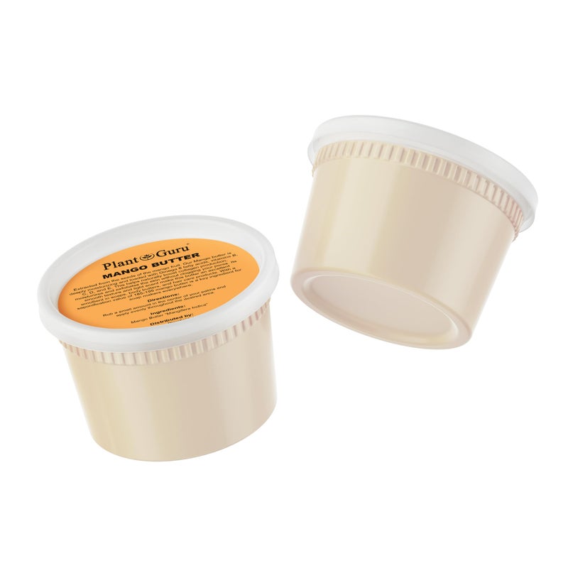 Plant Guru زبدة المانجو الخام 16 أونصة / 1 رطل - 100% نقية طبيعية غير مكررة - رائعة للبشرة ونمو الشعر. لصنع الصابون بنفسك، وزبدة الجسم، واللوشن والكريمات. - Image 2