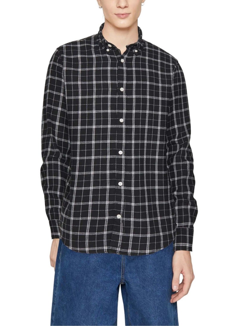 JACK & JONES Check Print Regular Fit Shirt - Image 1