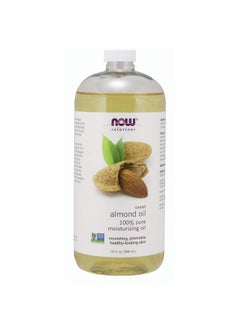 now Solutions Sweet Almond Oil 100% Pure Moisturizing Oil Promotes Healthylooking Skin Unscented Oil 32Ounce  - Image 1