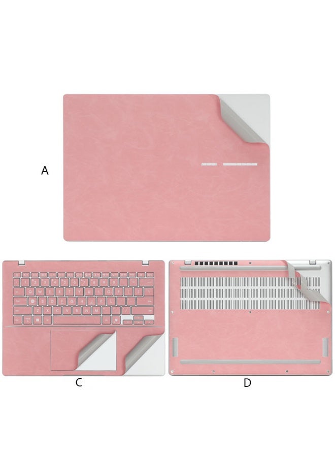 ملصق لابتوب متوافق مع ASUS VivoBook 14 (X1404VA) 14 بوصة، ملصق مضاد للخدوش فيلم دفتر جلد بثلاثة جوانب. - Image 1