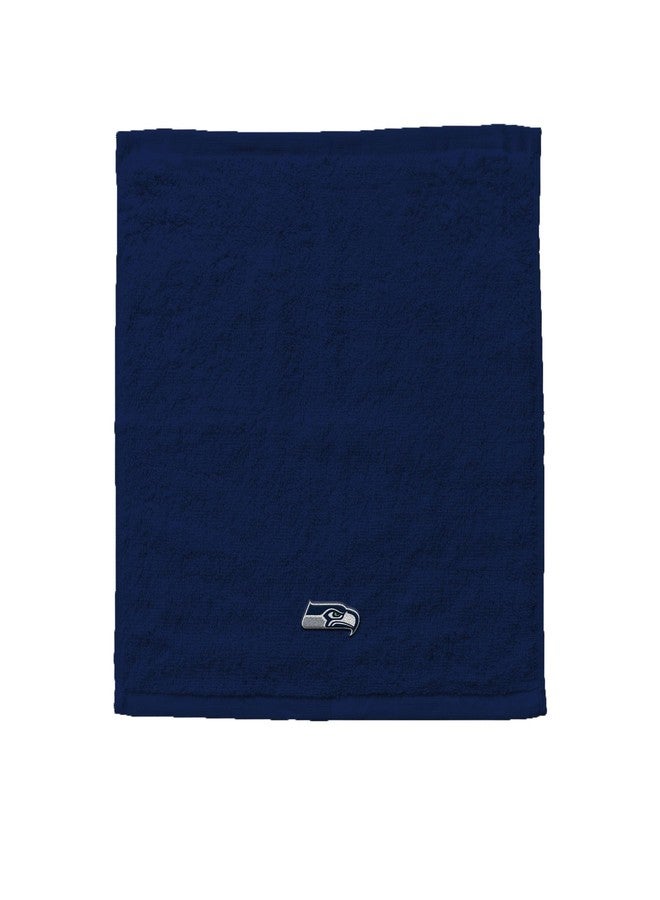 Northwest Seattle Seahawks NFL Team Logo Wash Cloth 4 Pack 12 x 12 Inches - Image 1