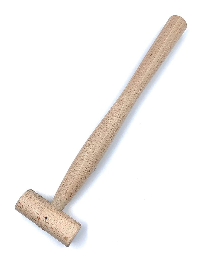 Fozti Wooden Head Mallet Hammer Pack of 2 12 NonMarring for Jewellery Making Watchmaking Beading Carpentry Leather Crafting Metal Workshop Watchmaking GoldsmithSilversmithHobby Craft DIY - Image 2