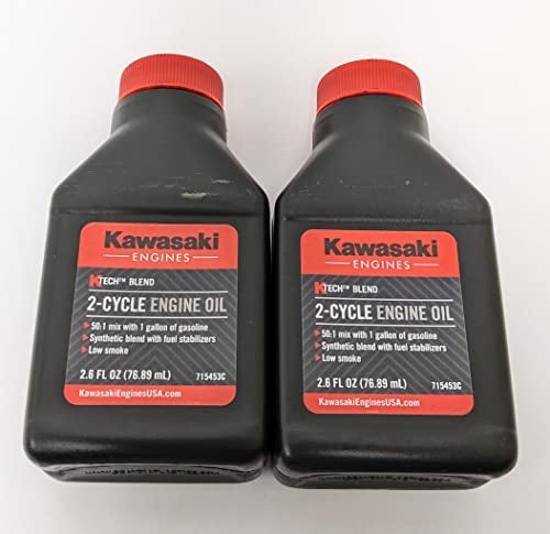 Kawasaki 2Pack of 999696082 KTECH 2Cycle Oil 26oz - Image 1