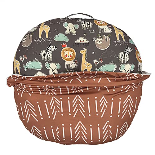 Culclendy Newborn Lounger Cover for Original Baby Pillow (Rust) - Image 3