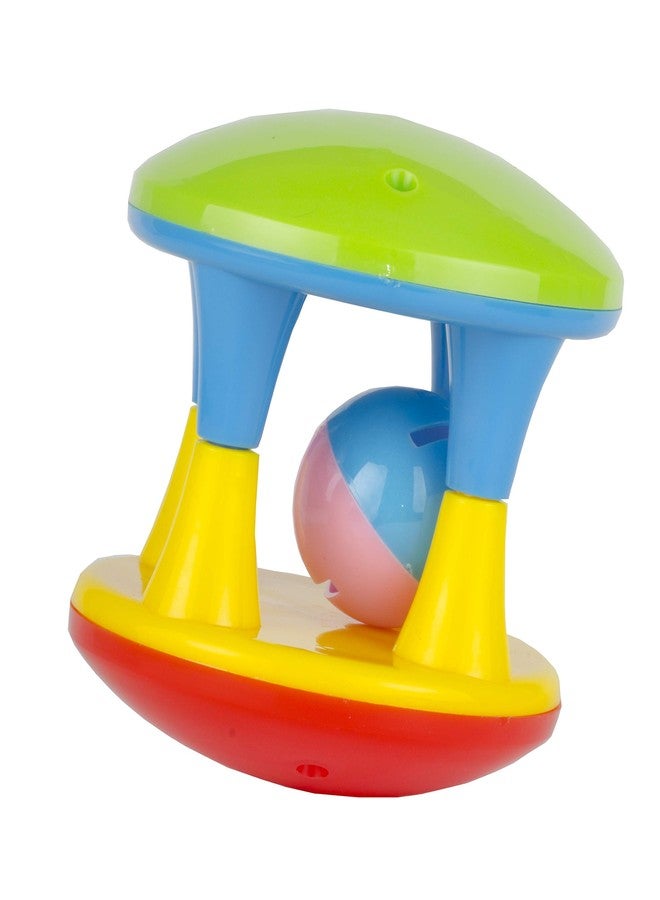 Toy Fun Damru Rattle for Infants Safe for Kids, Multicolour Age 1 Year and Above - Image 1