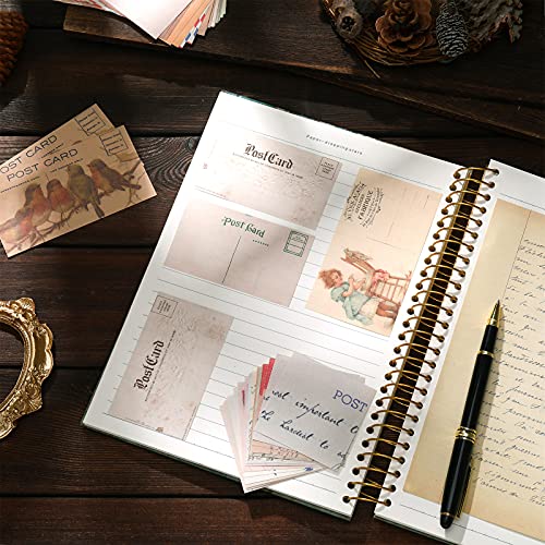 Zonon 360 Sheets Vintage Scrapbook Paper Supplies DIY Journaling Supplies for Writing Drawing, Aesthetic Retro Decorative Paper for Scrapbooking, Travel Journal, 6 Sets - Image 4