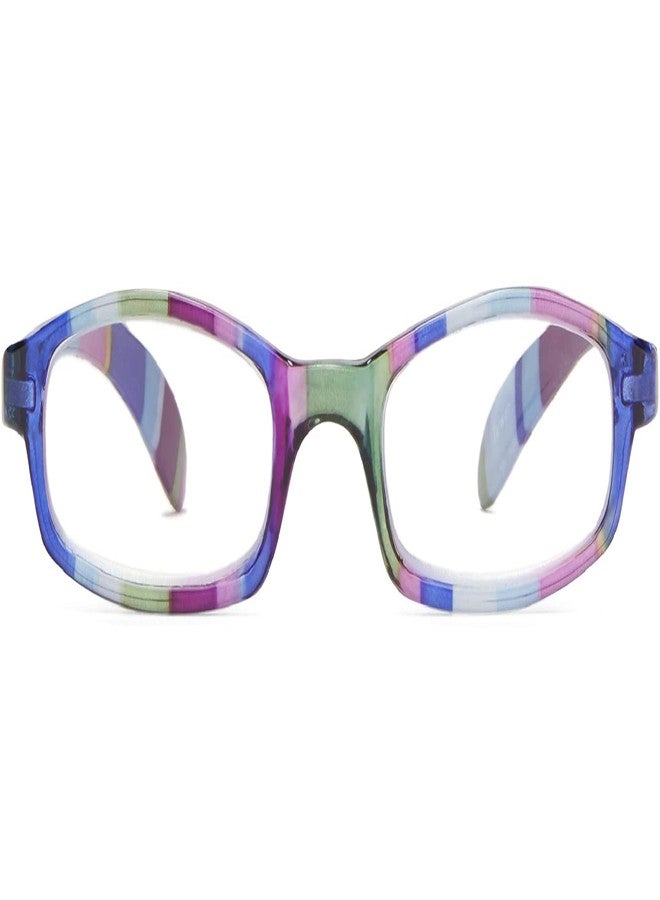 Wink ICU Eyewear - Pomona - Blue Stripe - +1.75 - Image 1