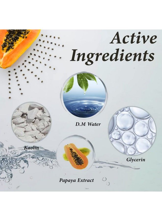 Herbdiva Carica Papaya Facial Pack 500G ; Enriched With Papaya Extract Vitamin A & C ; Stay Beautiful & Glowing - Image 4