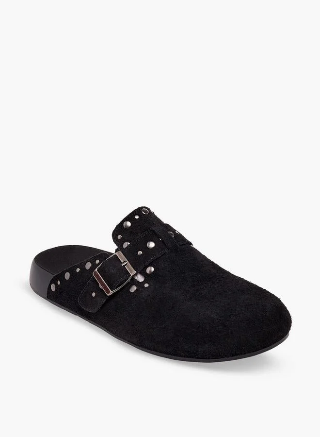 إكستي Women Studded Leather Mules