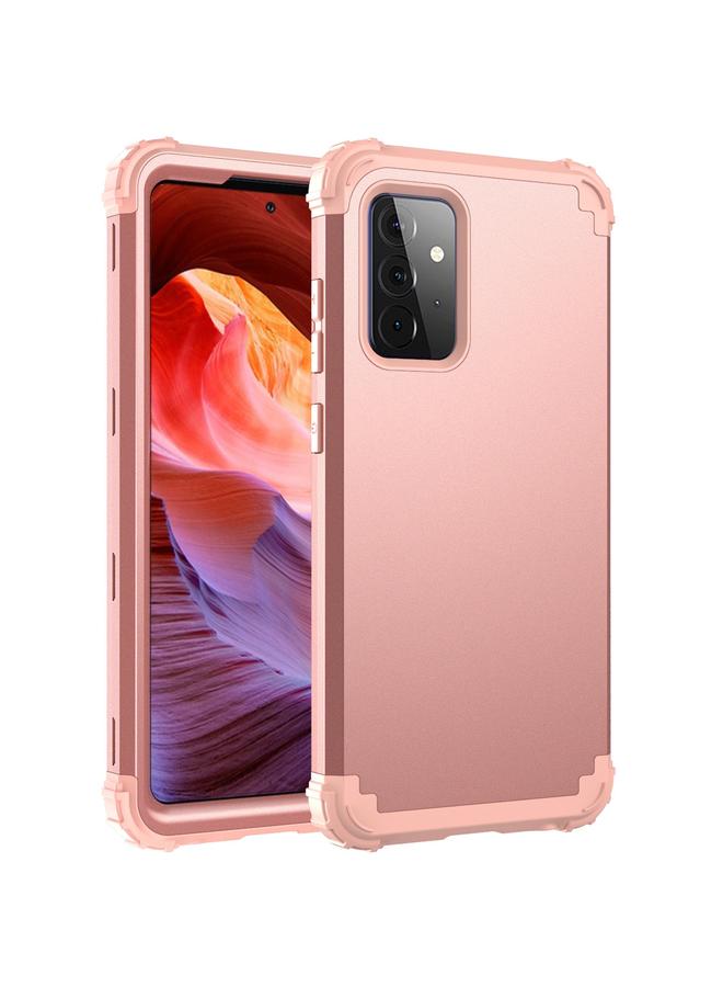 اس-توب جراب لهاتف Samsung Galaxy A72 4G / 5G PC + جراب حماية من الصدمات من السيليكون مكون من ثلاث قطع - Image 1