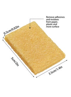 Y&D 20 Pieces Glue Residue Eraser Rubber Cement 50 x 35 0.3 mm Skateboard Cleaner Sanding Discs Scooter Remove Cleaning Tool for Removing Adhesive Residues from Paper Plastic  - Image 3