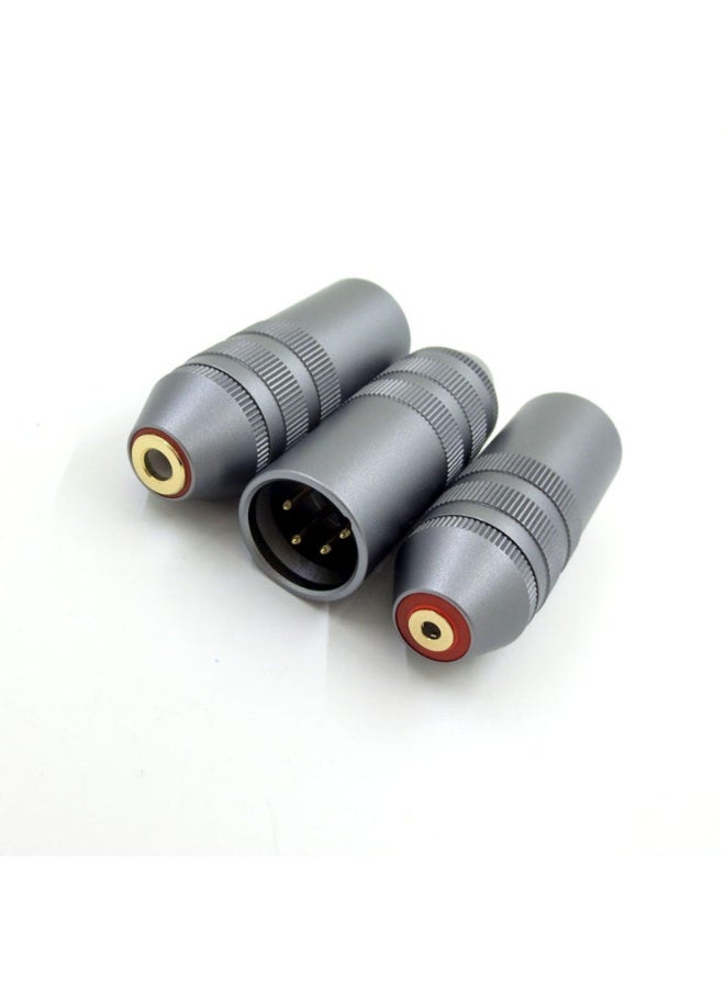 XLR to 4.4mm Balanced Male to Female Audio Adapter, 4-Pin Copper Converter for Audio Players, Power Amplifiers, and Headphones - Image 5