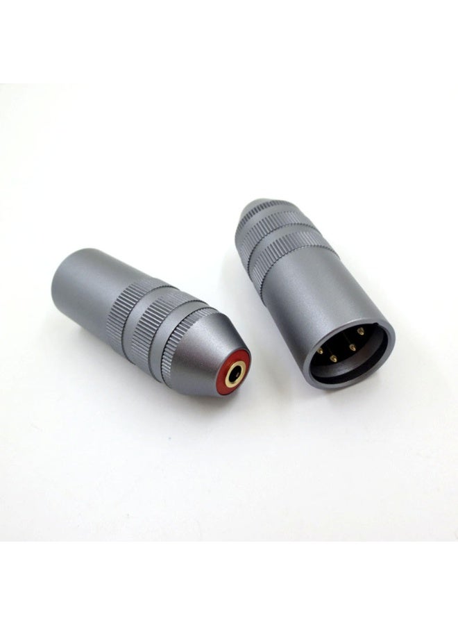 XLR to 4.4mm Balanced Male to Female Audio Adapter, 4-Pin Copper Converter for Audio Players, Power Amplifiers, and Headphones - Image 4