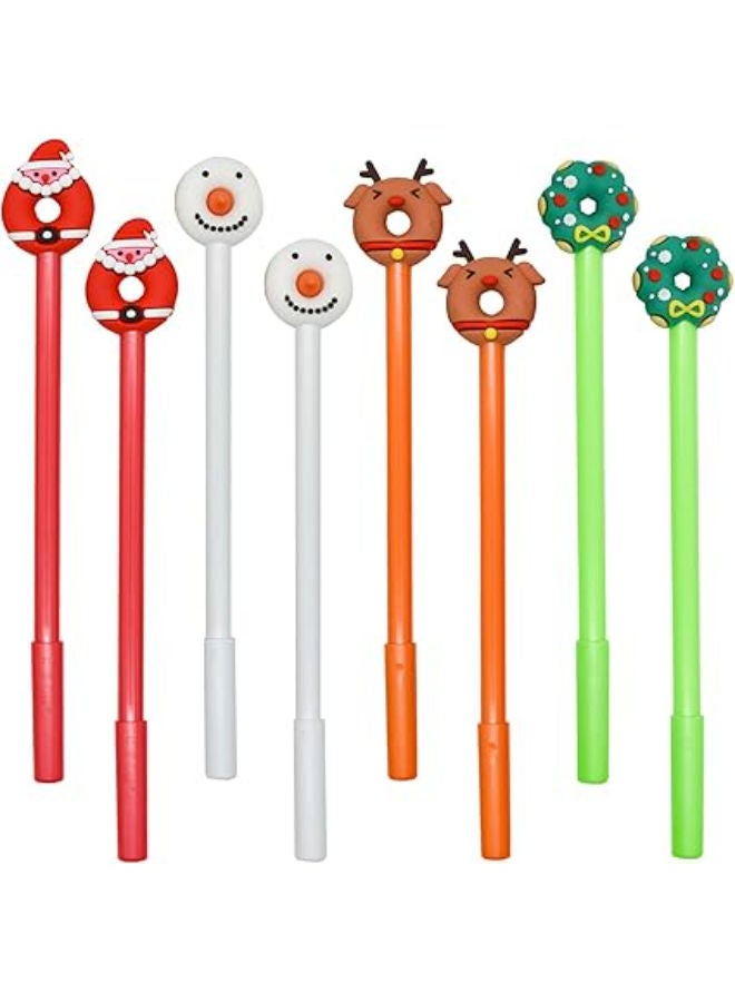 12 pieces - Creative Donut Christmas Gel Pen - Image 1