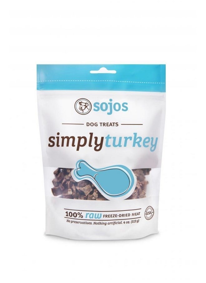Sojos Sojos Simply Turkey Dog Treats, 4 Oz - 2 Pack 